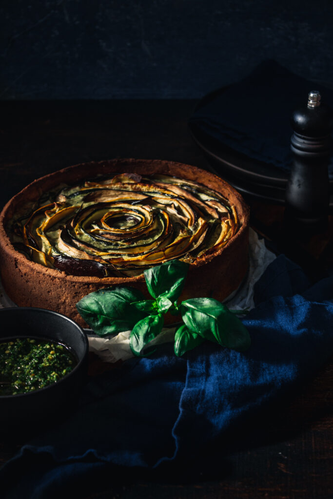 De Suikervrije Oom - Quiche met Courgette en Aubergine