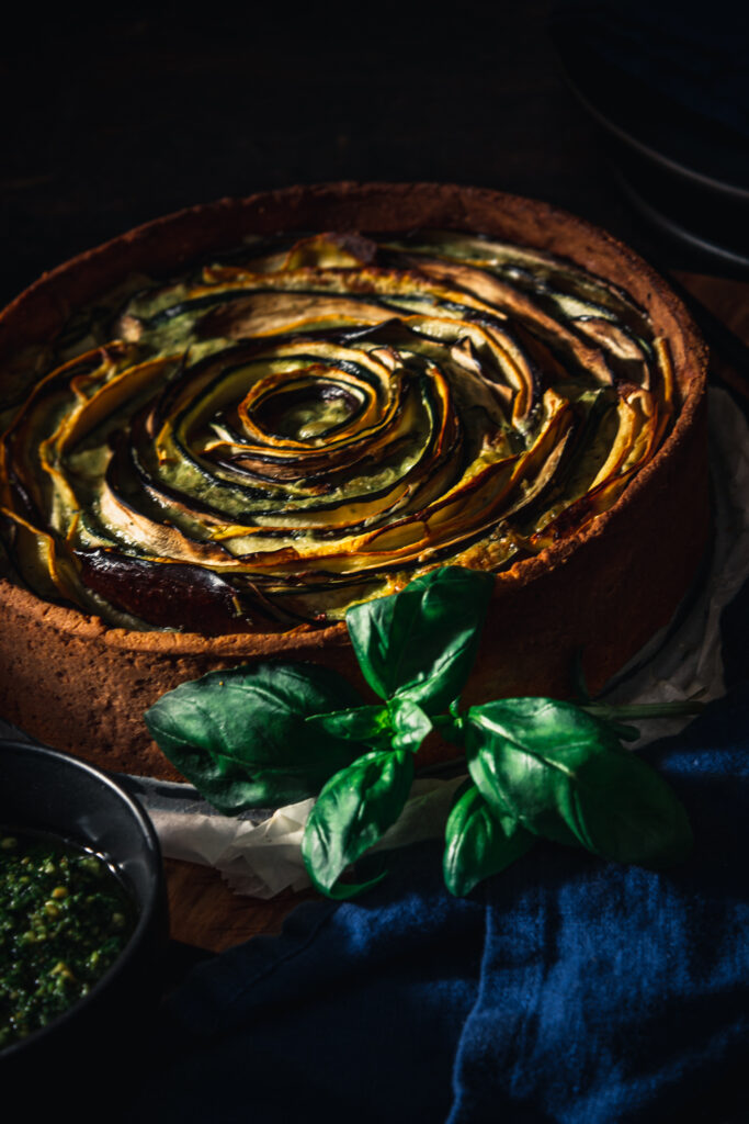 De Suikervrije Oom - Quiche met Courgette en Aubergine