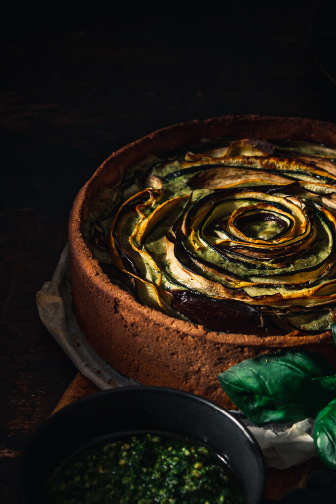 De Suikervrije Oom - Quiche met Courgette en Aubergine