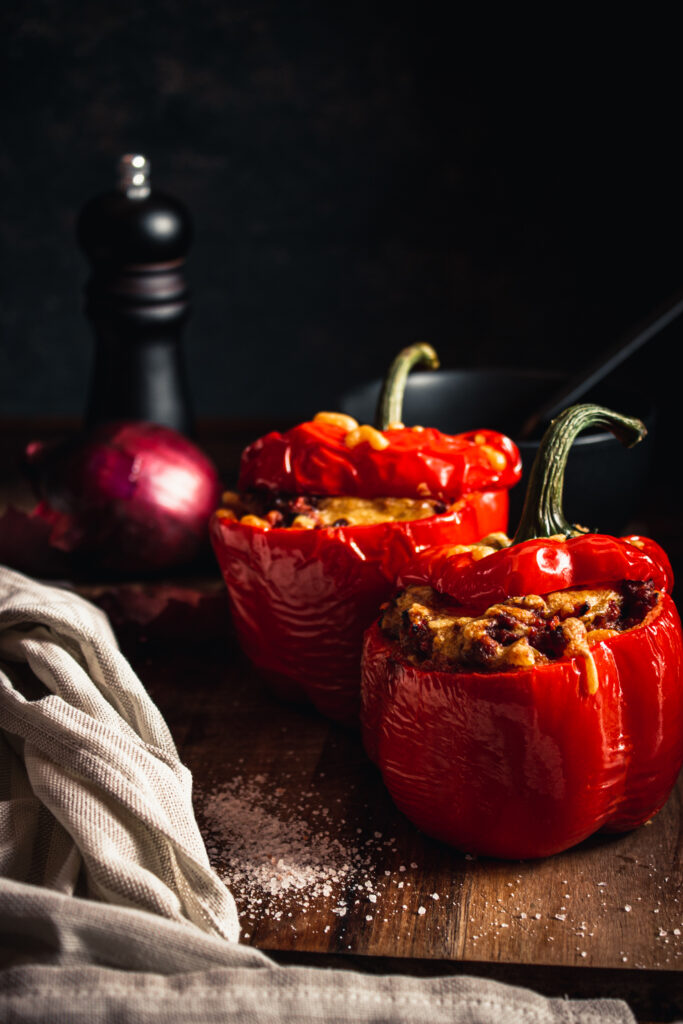 De Suikervrije Oom - Gevulde Rode Paprika's